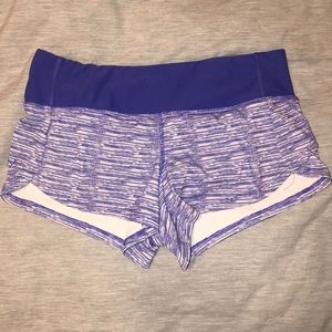 Purple Running Shorts